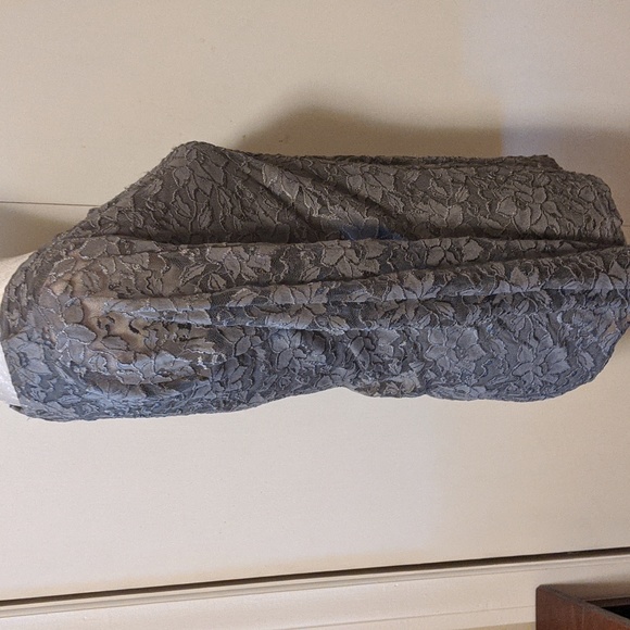 3/$33 Banana Republic Grey Lace Blouse - Picture 2 of 6